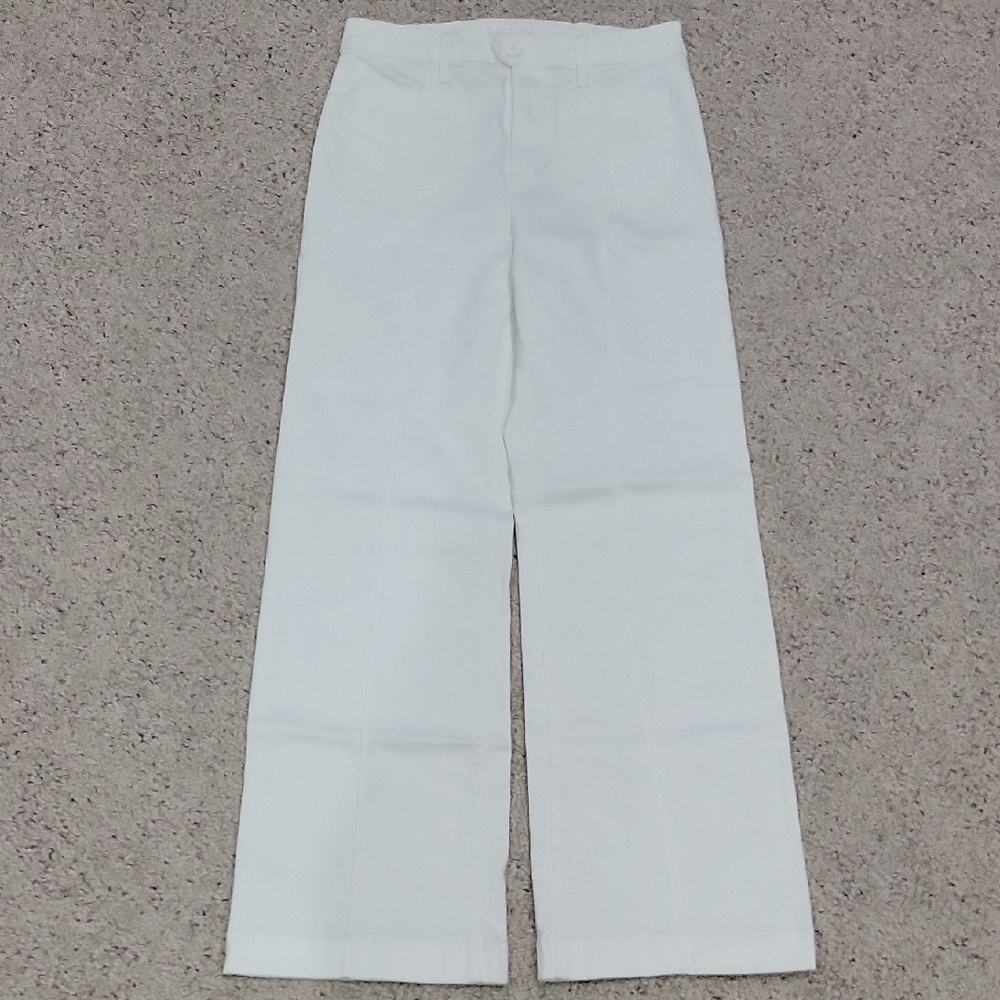 LC Lauren Conrad Flare Pants in White